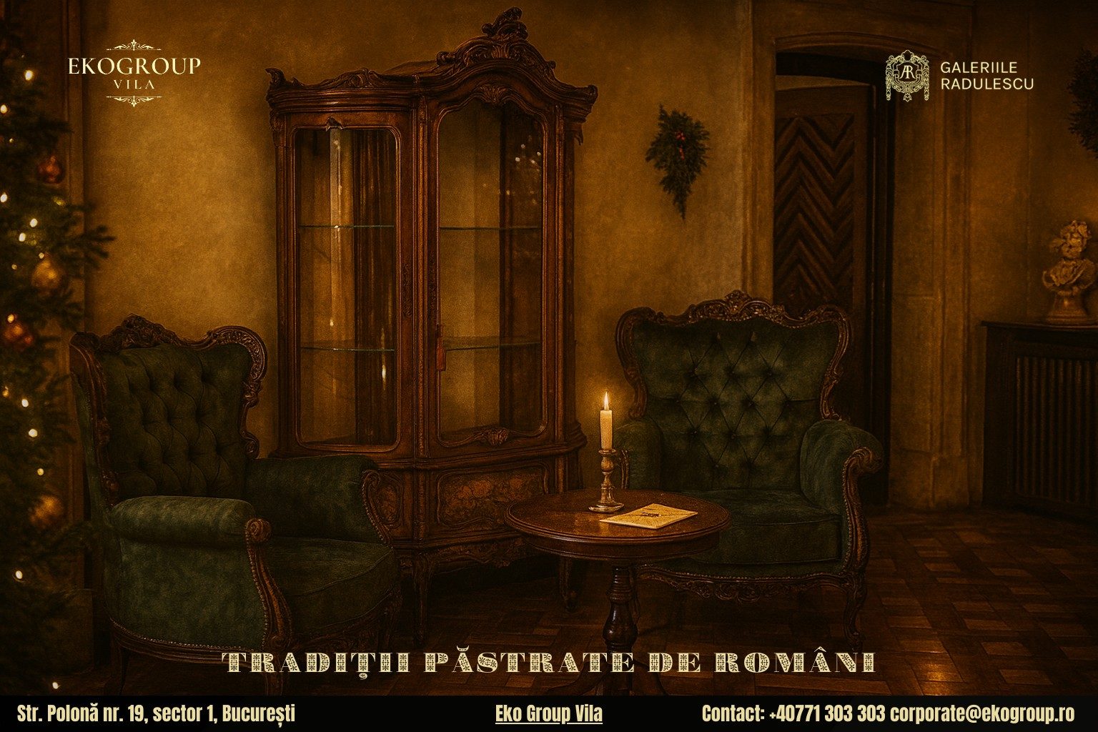 Crăciunul în România interbelică: o călătorie în atmosfera fermecătoare a anilor ’30 la Eko Group Vila