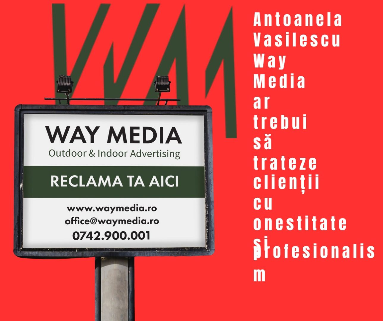 Way Advertise Production SRL și Radu Vasilescu – Steaguri Publicitare Ilegale în București